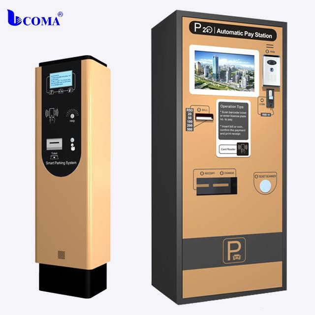 Peiriant Dosbarthu Cerdyn Ciw Gyda System Parcio Taliadau Auto